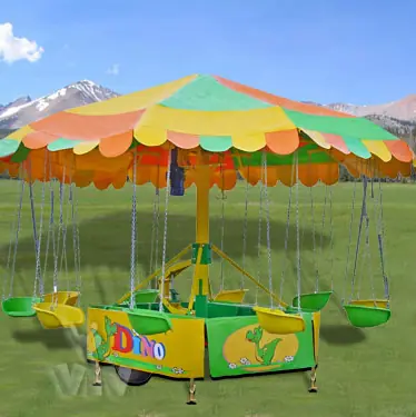 Merry-go-round mechanical attraction product photo